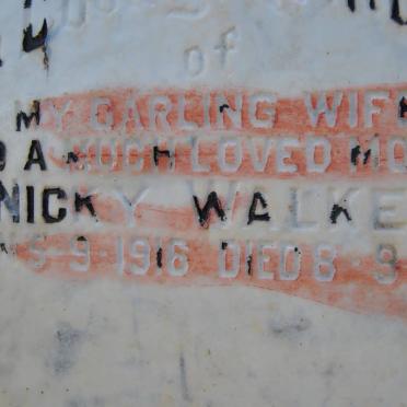 WALKER Nicky 1916-1988