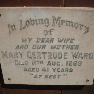 WARD Mary Gertrude -1966