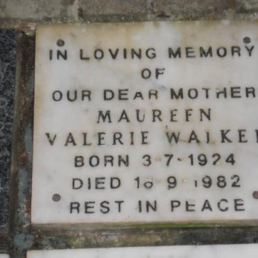 WALKER Maureen Valerie 1924-1982