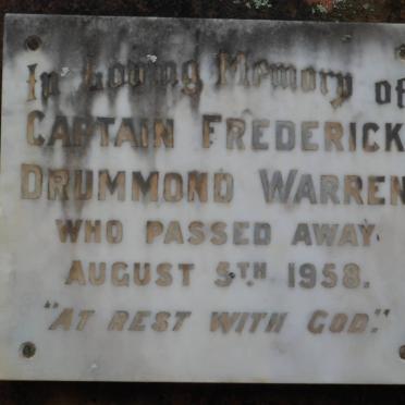 WARREN Frederick Drummond -1958