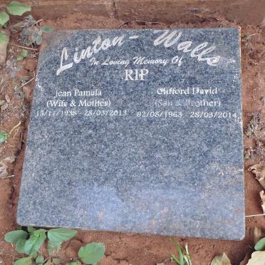 WALLS Jean Pamela, LINTON 1938-2013 ::WALLS Clifford David, LINTON 1963-2014