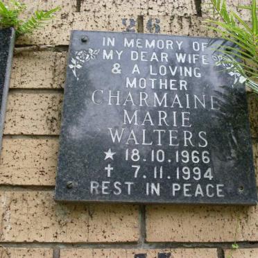 WALTERS Charmaine Marie 1966-1994