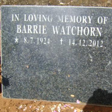 WATCHORN Barrie 1924-2012