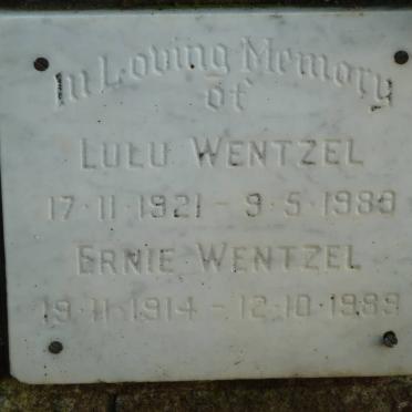 WENTZEL Ernie 1914-1989 &amp; Lulu 1921-1989