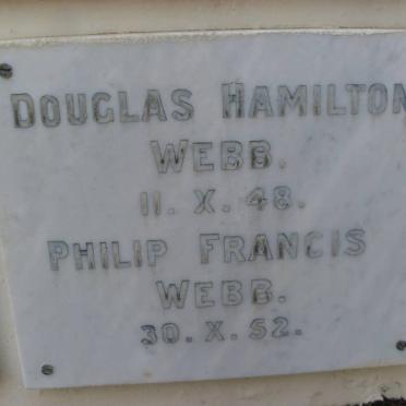 WEBB Douglas Hamilton -1948 :: WEBB Philip Francis -1952