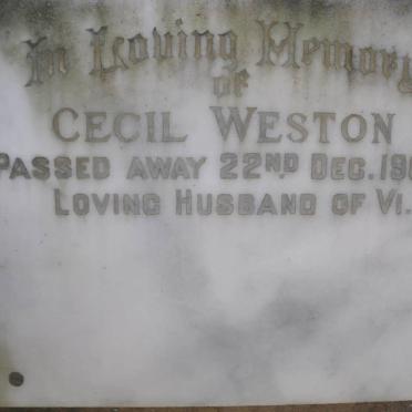 WESTON Cecil -1965