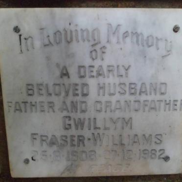 WILLIAMS Gwillym, Fraser 1908-1982