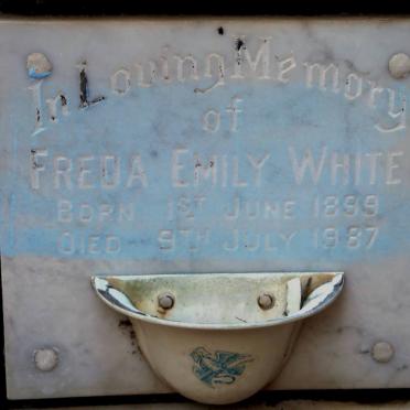 WHITE Freda Emily 1899-1987