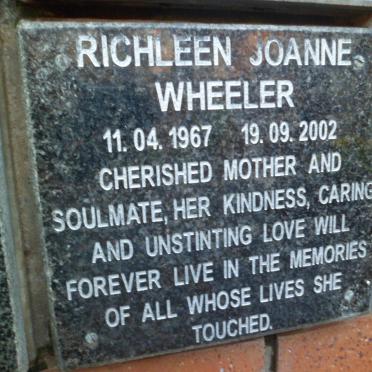 WHEELER Richleen Joanne 1967-2002