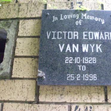WYK Victor Edward, van 1928-1996
