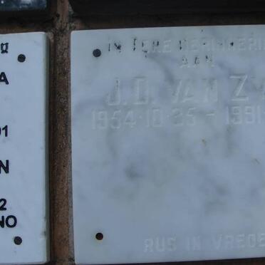 ZYL J.D., van 1954-1991