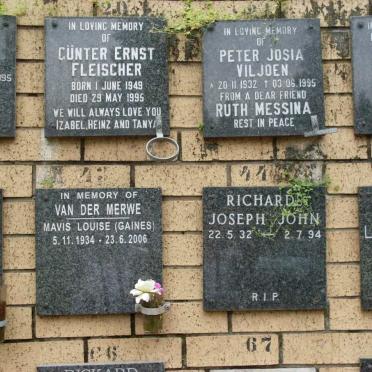 FLEISCHER :: VAN DER MERWE :: RICHARDS :: SHAW :: VILJOEN