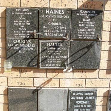 COUSINS :: FRAMPTON :: HAINES :: NORGATE