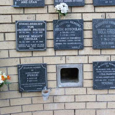 ENGELBRECHT :: BOTOULAS :: FERREIRA :: PIRIE :: YOUNG