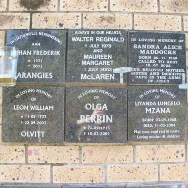 MADDOCKS :: McLAREN :: MZANA :: OLVITT :: PERRIN :: ?