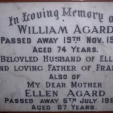 AGARD William -1954 &amp; Ellen -1964