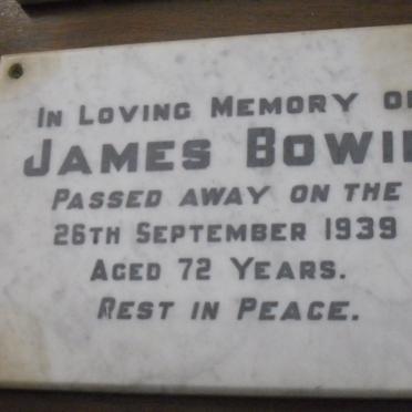 BOWIE James -1939