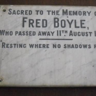 BOYLE Fred -1937