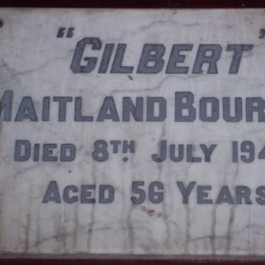BOURNE Gilbert Maitland -1940