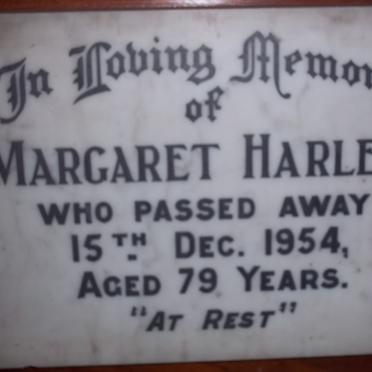 HARLEY Margaret -1954
