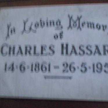 HASSARD Charles 1861-1951