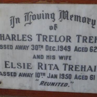 TREHAIR Charles Trelor -1949 &amp; Elsie Rita -1950