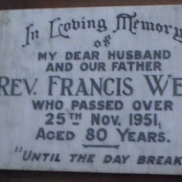 WEIR Francis -1951