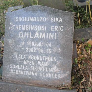 DHLAMINI Thembinkosi Eric 1962-2002