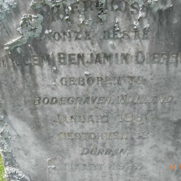 DIEPEVEEN Willem Benjamin 1864-1923