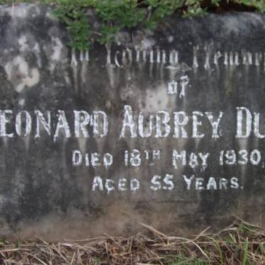DUTTSON Leonard Aubrey -1930