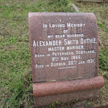 DUTHIE Alexander Smith 1866-1931