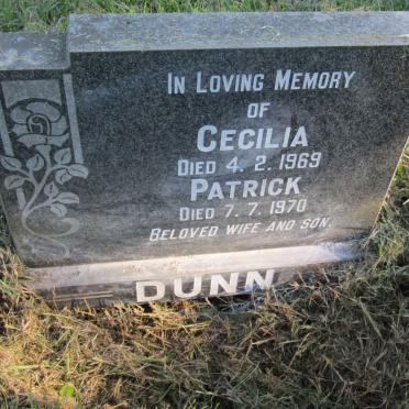 DUNN Patirck -1970 :: DUNN Cecilia -1969