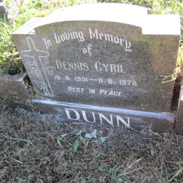 DUNN Dennis Cyril 1951-1978