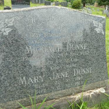 DUNNE Michael 1878-1967 &amp; Mary Jane 1889-1983