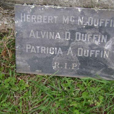 DUFFIN Herbert McN. -1940 :: DUFFIN Alvina D. -1970 :: DUFFIN Patricia -1943