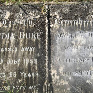 DUKE Edward M. -1964 &amp; Lydia -1959