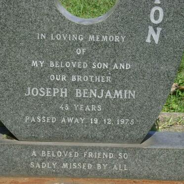 DUTTON Joseph Benjamin -1975