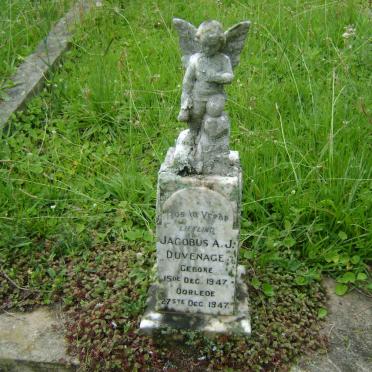DUVENHAGE Jacobus A.J. 1947-1947