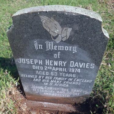 DAVIES Joseph Henry -1974