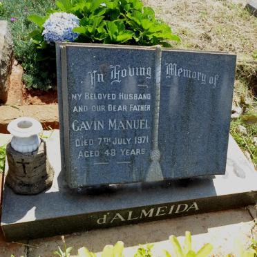 d'ALMEIDA Hernando A.M. -1950 &amp; Gladys Scott -1943 :: d'ALMEIDA Gavin Manuel -1971