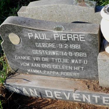 DEVENTER Paul Pierre, van 1981-1989