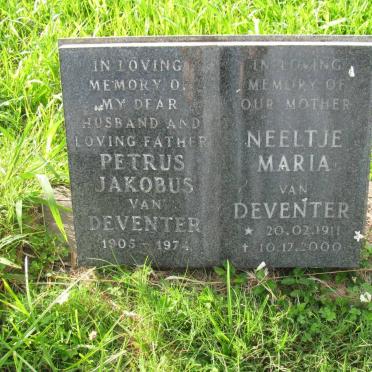 DEVENTER Petrus Jakobus, van 1905-1974 &amp; Neeltje Maria 1911-2000