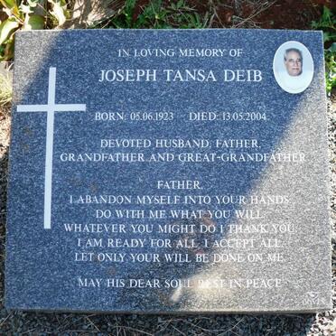DEIB Joseph Tansa 1923-2004 &amp; Mamie 1923-2011