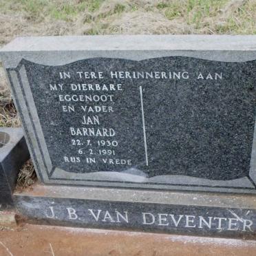 DEVENTER Jan Barnard, van 1930-1991