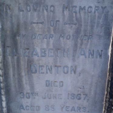 DENTON Elizabeth Ann -1967