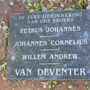 DEVENTER Petrus Johannes, van 1921-1981 &amp; Johanna 1925-2006 :: DEVENTER Jan Frederick, van 1952-2016