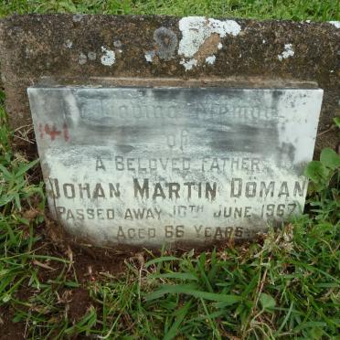 DOMAN Johan Martin -1967