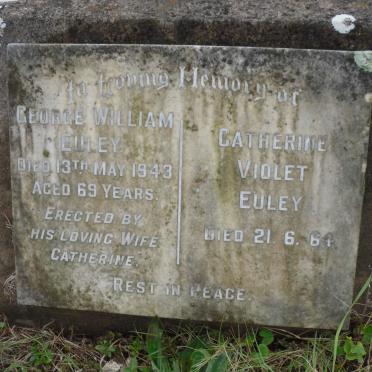 EULEY George William -1943 &amp; Catherine Violet -1964