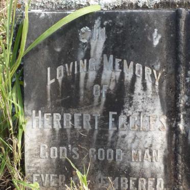 ECCLES Herbert -1937 &amp; Elizabeth -1950