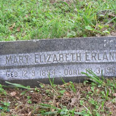ERLANK Mary Elizabeth 1894-1967